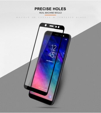 Защитное стекло MOCOLO 3D Silk Print для Samsung Galaxy A6+ 2018 (A605) - Black