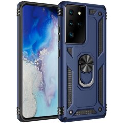 Защитный чехол Deexe Armor Case для Samsung Galaxy S21 Ultra (G998) - Blue