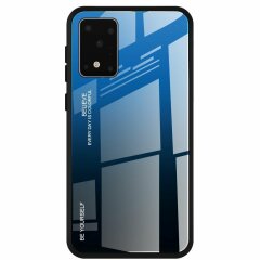 Защитный чехол Deexe Gradient Color для Samsung Galaxy S20 Plus (G985) - Blue / Black