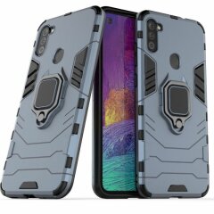 Защитный чехол Deexe Hybrid Case для Samsung Galaxy A11 (A115) - Blue