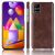 Защитный чехол Deexe Leather Back Cover для Samsung Galaxy M31s (M317) - Brown