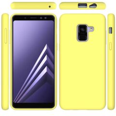 Защитный чехол Deexe Silicone Case для Samsung Galaxy A8 (A530) - Yellow