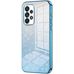 Защитный чехол Deexe Sparkles Cover для Samsung Galaxy A53 (A536) - Blue