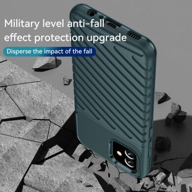 Защитный чехол Deexe Thunder Series для Samsung Galaxy A04e (A042) - Blue