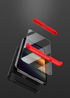 Защитный чехол GKK Double Dip Case для Samsung Galaxy A11 (A115) - Black / Silver