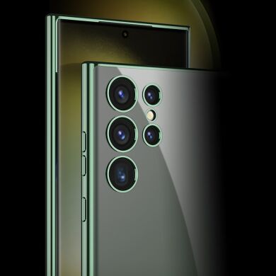 Защитный чехол GKK Space Frame для Samsung Galaxy S23 Ultra (S918) - Black