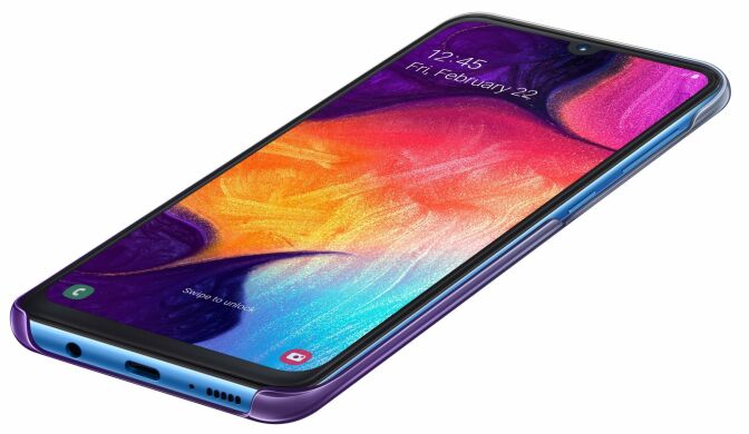 Защитный чехол Gradation Cover для Samsung Galaxy A50 (A505) EF-AA505CVEGRU - Violet