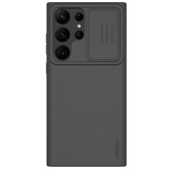Захисний чохол NILLKIN CamShield Silky Silicone Case для Samsung Galaxy S23 Ultra (S918) - Black