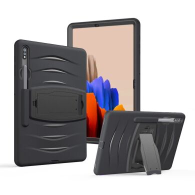 Защитный чехол UniCase Bravo Series для Samsung Galaxy Tab S7 Plus (T970/975) / S8 Plus (T800/806) - Black