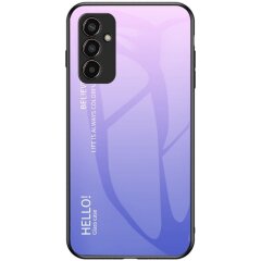 Защитный чехол Deexe Gradient Color для Samsung Galaxy M13 (M135) - Pink / Purple