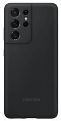 Чохол Silicone Cover для Samsung Galaxy S21 Ultra (G998) EF-PG998TBEGRU - Black