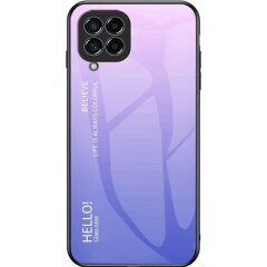 Защитный чехол Deexe Gradient Color для Samsung Galaxy M33 (M336) - Pink / Purple