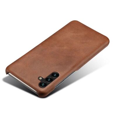 Защитный чехол Deexe Leather Back Cover для Samsung Galaxy A54 (A546) - Brown