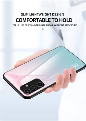 Защитный чехол Deexe Gradient Color для Samsung Galaxy A15 (A155) - Pink / Purple