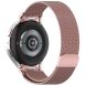 Ремешок Deexe Milanese QuickFit для Samsung Galaxy Watch 4 / 4 Classic / 5 / 5 Pro / 6 / 6 Classic - Rose Pink. Фото 1 из 11