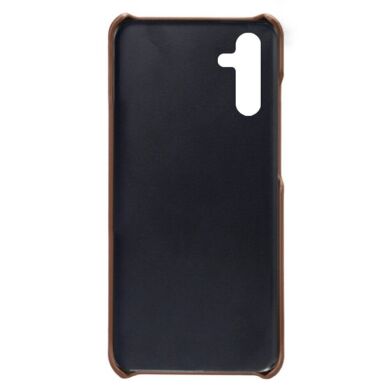 Защитный чехол Deexe Leather Back Cover для Samsung Galaxy A54 (A546) - Brown
