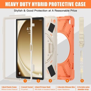Защитный чехол Deexe Shockproof Case для Samsung Galaxy Tab A9 Plus (X210/216) - Pink