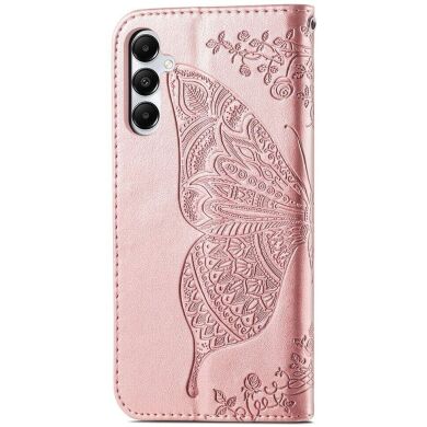 Чехол UniCase Butterfly Pattern для Samsung Galaxy A05s (A057) - Rose Gold