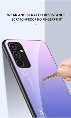 Защитный чехол Deexe Gradient Color для Samsung Galaxy A15 (A155) - Pink / Purple