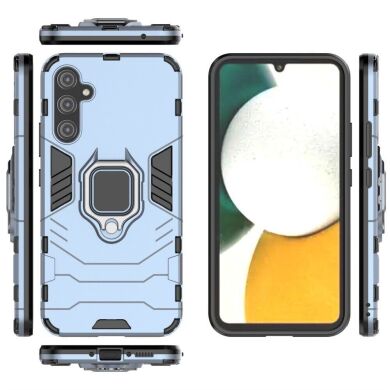 Защитный чехол Deexe Hybrid Case для Samsung Galaxy A34 (A346) - Blue