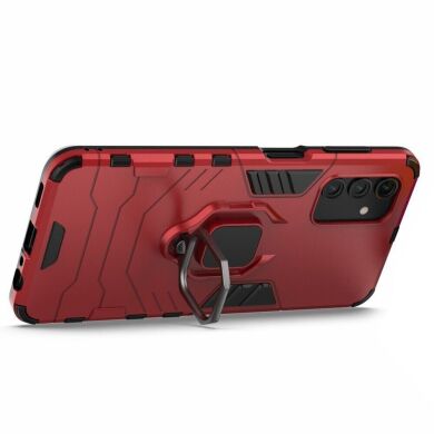Защитный чехол Deexe Hybrid Case для Samsung Galaxy A13 (А135) - Red