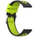 Ремешок Deexe Dot Color для часов с шириной крепления 18 мм - Black / Green. Фото 4 из 8