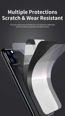 Наклейка на заднюю панель RockSpace Carbon Fiber Series для Samsung Galaxy A41 (A415) - Red