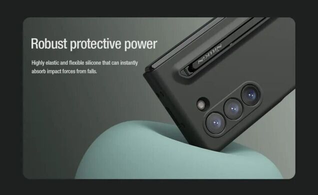 Защитный чехол NILLKIN Flex Pure Fold (S Pen) для Samsung Galaxy Fold 5 - Green