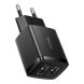 Сетевое зарядное устройство Baseus Compact Charger 2U (10.5W) CCXJ010201 - Black. Фото 1 из 22