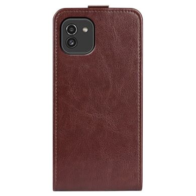 Чехол Deexe Flip Case для Samsung Galaxy A03 (A035) - Brown