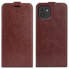 Чехол Deexe Flip Case для Samsung Galaxy A03 (A035) - Brown