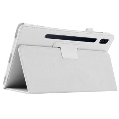 Чехол Deexe Folder Style для Samsung Galaxy Tab S7 Plus (T970/975) / S8 Plus (T800/806) - White