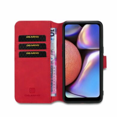 Чехол DG.MING Retro Style для Samsung Galaxy A10s (A107) - Red