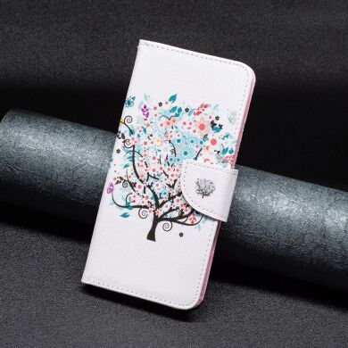 Чехол-книжка Deexe Color Wallet для Samsung Galaxy A05s (A057) - Flower Tree