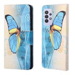 Чохол-книжка Deexe Color Wallet для Samsung Galaxy A32 (А325) - Blue Butterfly