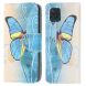 Чехол-книжка Deexe Color Wallet для Samsung Galaxy M32 (M325) - Blue Butterfly. Фото 1 из 8