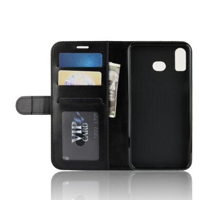 Чехол-книжка Deexe Wallet Style для Samsung Galaxy A6s - Black