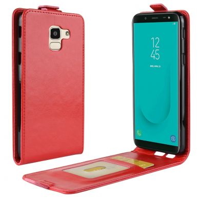 Чехол Deexe Flip Case для Samsung Galaxy J6 2018 (J600) - Red