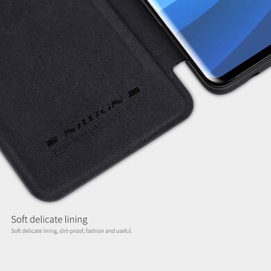Чехол-книжка NILLKIN Qin Series для Samsung Galaxy S10 - White