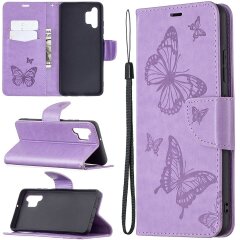 Чехол UniCase Butterfly Pattern для Samsung Galaxy A32 (А325) - Purple