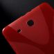 Силиконовая накладка Deexe X-Shaped для Samsung Galaxy Tab E 9.6 (T560/561) - Red. Фото 5 из 6