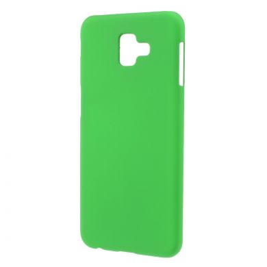 Пластиковый чехол Deexe Hard Shell для Samsung Galaxy J6+ (J610) - Green