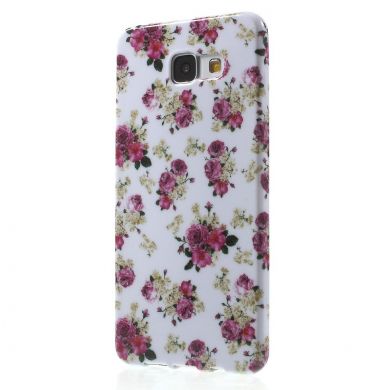 Силиконовая накладка Deexe Life Style для Samsung Galaxy A5 2016 (A510) - Flower Pattern