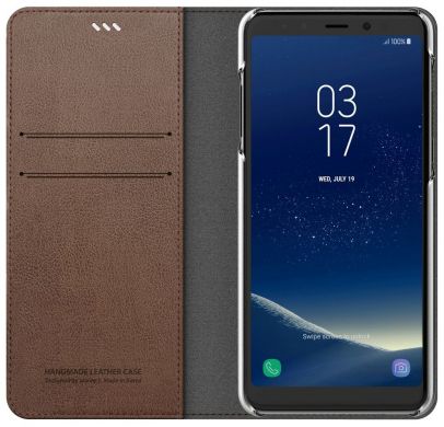 Чехол-книжка araree Mustang Diary для Samsung Galaxy A8 2018 (A530) GP-A530KDCFAAA - Brown