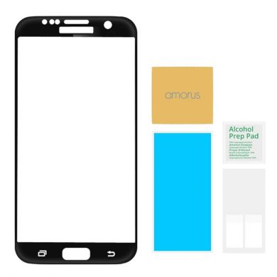 Защитное стекло AMORUS 3D Full Protect для Samsung Galaxy S7 (G930) - Black