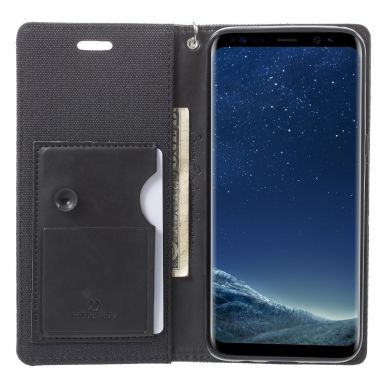 Чехол-книжка MERCURY Canvas Wallet для Samsung Galaxy S8 (G950) - Black