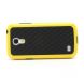 Силиконовый чехол Deexe Cube Pattern для Samsung Galaxy S4 mini (i9190) - Yellow. Фото 3 из 6