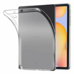 Силиконовый чехол Deexe Silicone Fit для Samsung Galaxy Tab S6 lite / S6 Lite (2022/2024) - Transparent