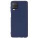 Силиконовый (TPU) чехол Deexe Matte Case для Samsung Galaxy M12 (M125) - Dark Blue. Фото 1 из 8