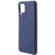 Силиконовый (TPU) чехол Deexe Matte Case для Samsung Galaxy M12 (M125) - Dark Blue. Фото 2 из 8